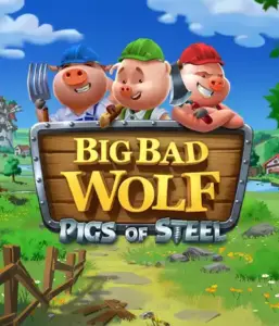 Embark on the action-packed twist of Big Bad Wolf: Pigs of Steel by Quickspin, highlighting dynamic graphics with a futuristic take on the timeless fairy tale. Experience the three little pigs and the big bad wolf in an urban dystopia, equipped with mechanical gadgets, neon lights, and steel towers. Ideal for players interested in futuristic adventures with exciting features and high win potential.