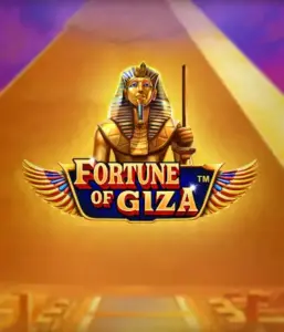 Explore the timeless world of the Fortune of Giza game by Pragmatic Play, showcasing a majestic depiction of a Pharaoh set against the iconic pyramid backdrop. This image conveys the glory of Egyptian culture, perfect for history buffs, delivering a fascinating escape.